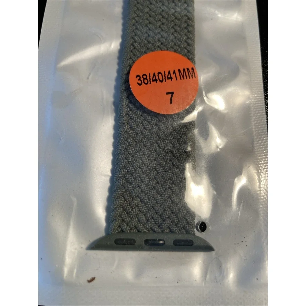 Elastic Braided Solo Loop‎ Bands Apple Watch Series Hunter Green 38/40/41 MM 7